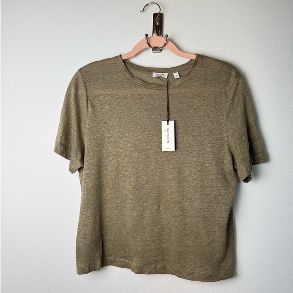 Aritzia Babaton Loom Linen Pegasus T-Shirt - Picture 7 of 11